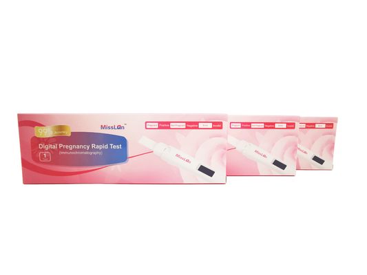OEM Ψηφιακό Κιτ Τεστ HCG Τεστ εγκυμοσύνης 510k Καθαρισμένο