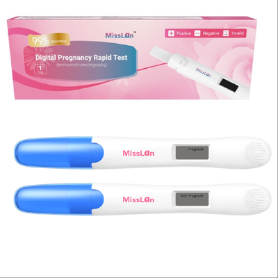 30 μήνες μια ψηφιακή HCG λουρίδα ούρων εξαρτήσεων δοκιμής βημάτων για την εγκυμοσύνη απάντησης OTC 1$ος