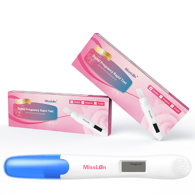 Ψηφιακή δοκιμή εγκυμοσύνης ούρων FDA 510k με το γρήγορο ραβδί δοκιμής εγκυμοσύνης αποτελέσματος ψηφιακό