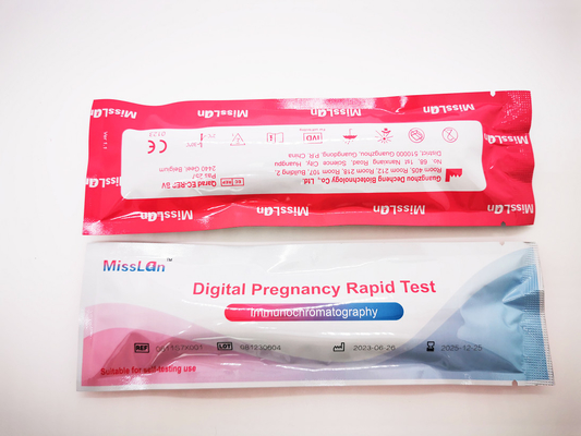 Ένα Midstream δοκιμής εγκυμοσύνης Hcg βημάτων για την ακριβή δοκιμή